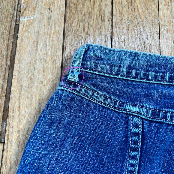 Guess Vintage Y2K Low Rise Bootcut Flare Jeans Hip Huggers Zip‎ Pockets Size 27" - Picture 9 of 13
